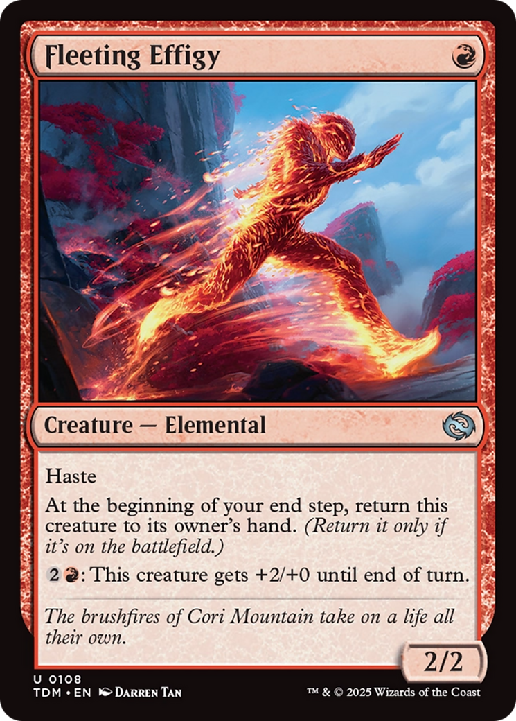 Fleeting Effigy [Tarkir: Dragonstorm] | Local Legends