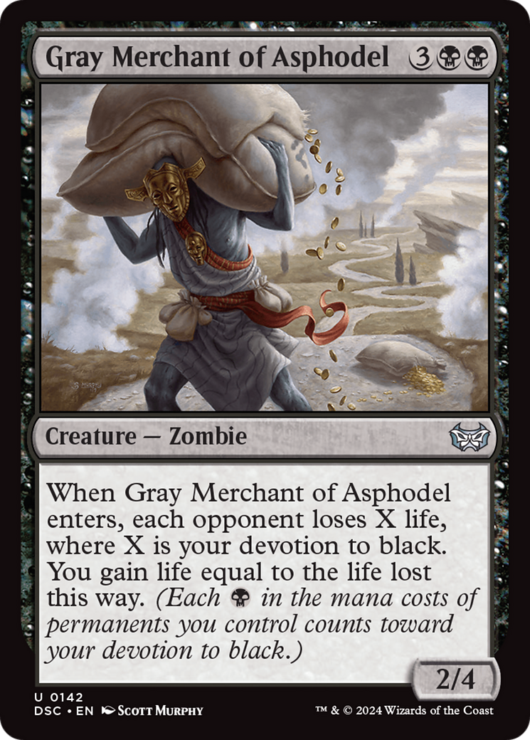 Gray Merchant of Asphodel [Duskmourn: House of Horror Commander] | Local Legends