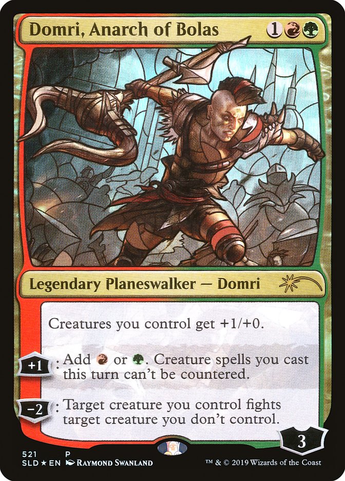 Domri, Anarch of Bolas (Stained Glass) [Secret Lair Drop Promos] | Local Legends