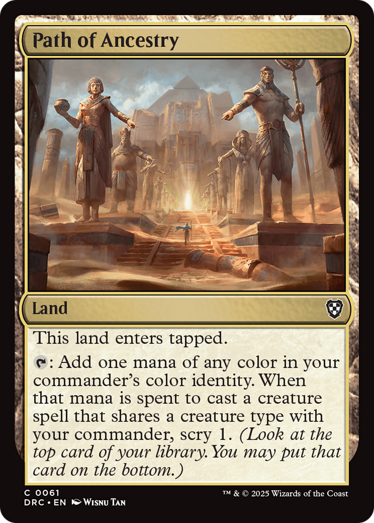 Path of Ancestry [Aetherdrift Commander] | Local Legends