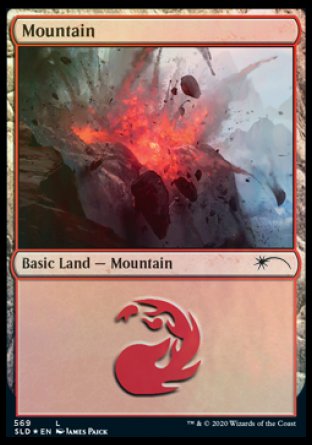 Mountain (Smashing) (569) [Secret Lair Drop Promos] | Golgari Games