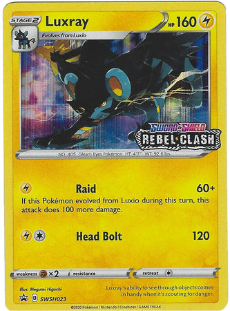 Luxray (SWSH023) (Prerelease Promo) [Sword & Shield: Black Star Promos] | Local Legends
