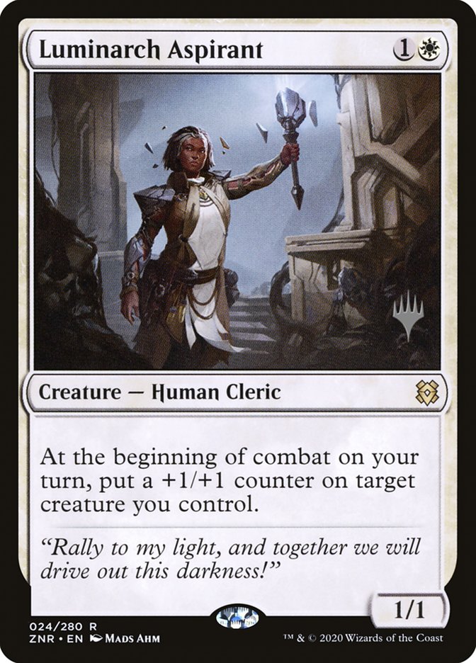 Luminarch Aspirant (Promo Pack) [Zendikar Rising Promos] | Local Legends
