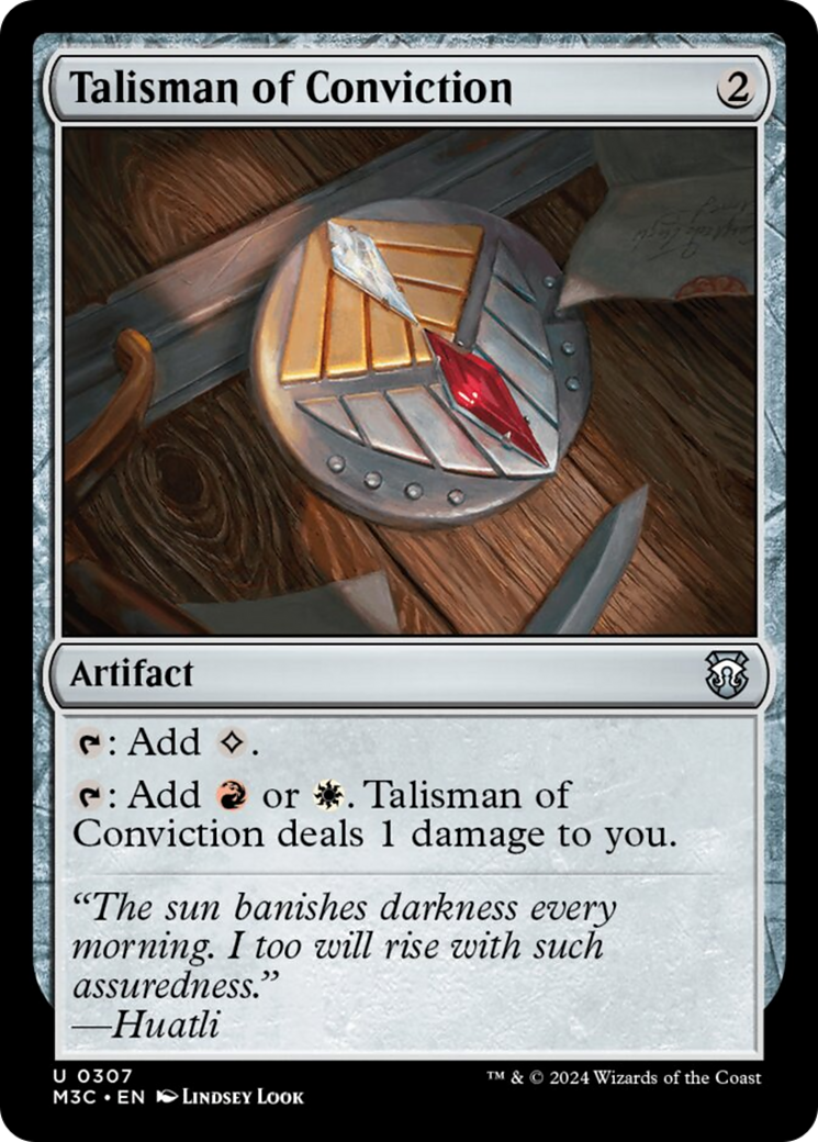 Talisman of Conviction [Modern Horizons 3 Commander] | Local Legends