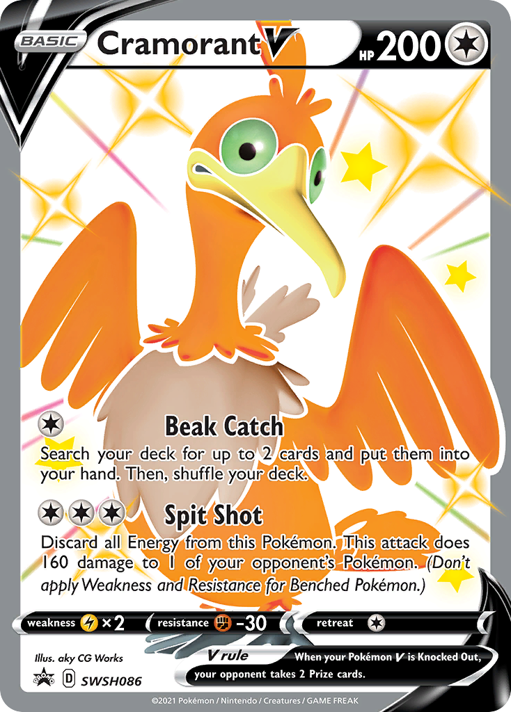 Cramorant V (SWSH086) [Sword & Shield: Black Star Promos] | Local Legends