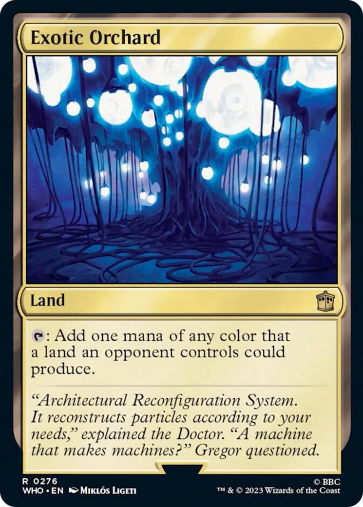 Exotic Orchard [Doctor Who] | Local Legends