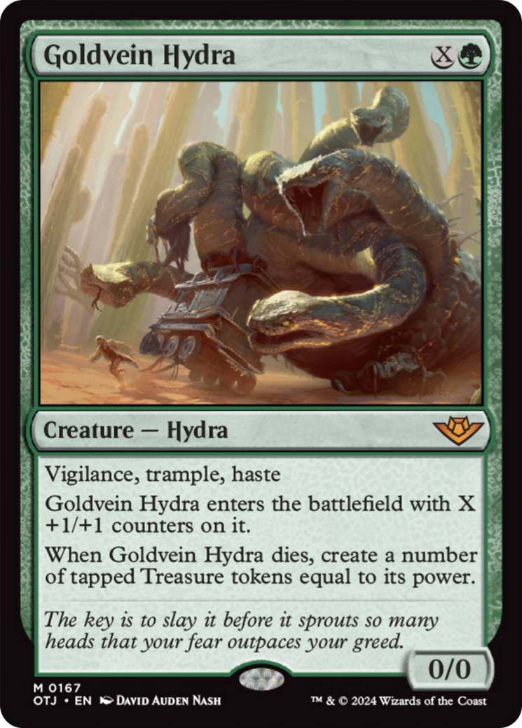 Goldvein Hydra [Outlaws of Thunder Junction] | Local Legends