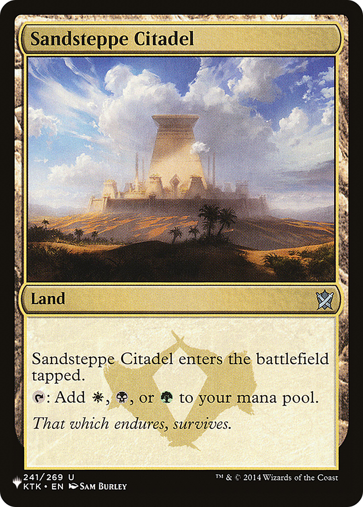 Sandsteppe Citadel [Secret Lair: From Cute to Brute] | Local Legends