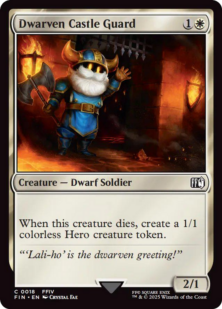 Dwarven Castle Guard [FINAL FANTASY] | Local Legends