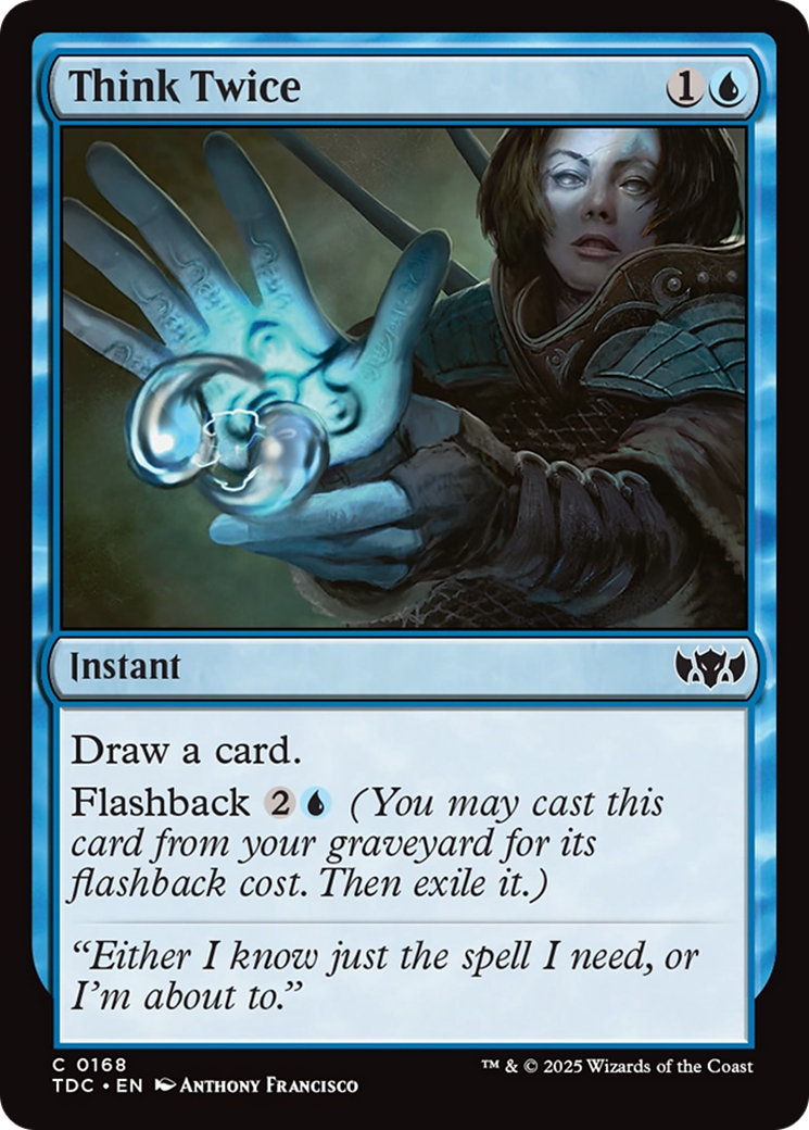 Think Twice [Tarkir: Dragonstorm Commander] | Local Legends