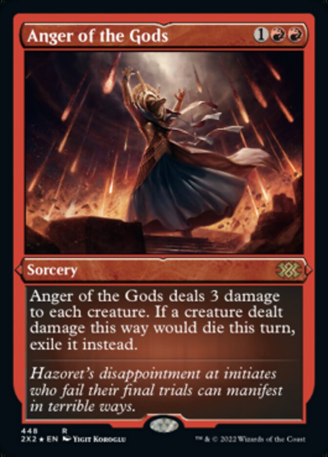 Anger of the Gods (Foil Etched) [Double Masters 2022] | Local Legends