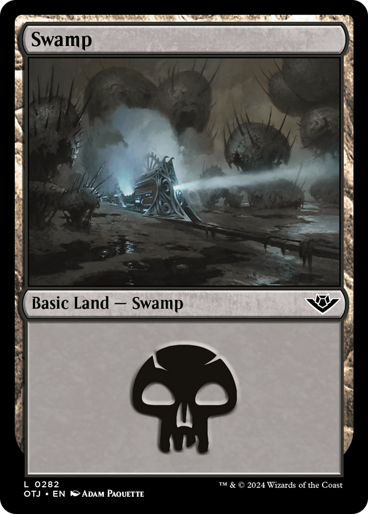 Swamp (0282) [Outlaws of Thunder Junction] | Golgari Games