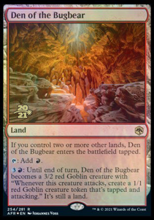 Den of the Bugbear [Dungeons & Dragons: Adventures in the Forgotten Realms Prerelease Promos] | Local Legends