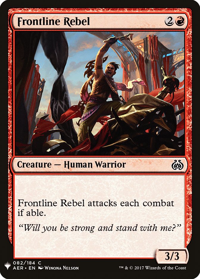 Frontline Rebel [Mystery Booster] | Local Legends