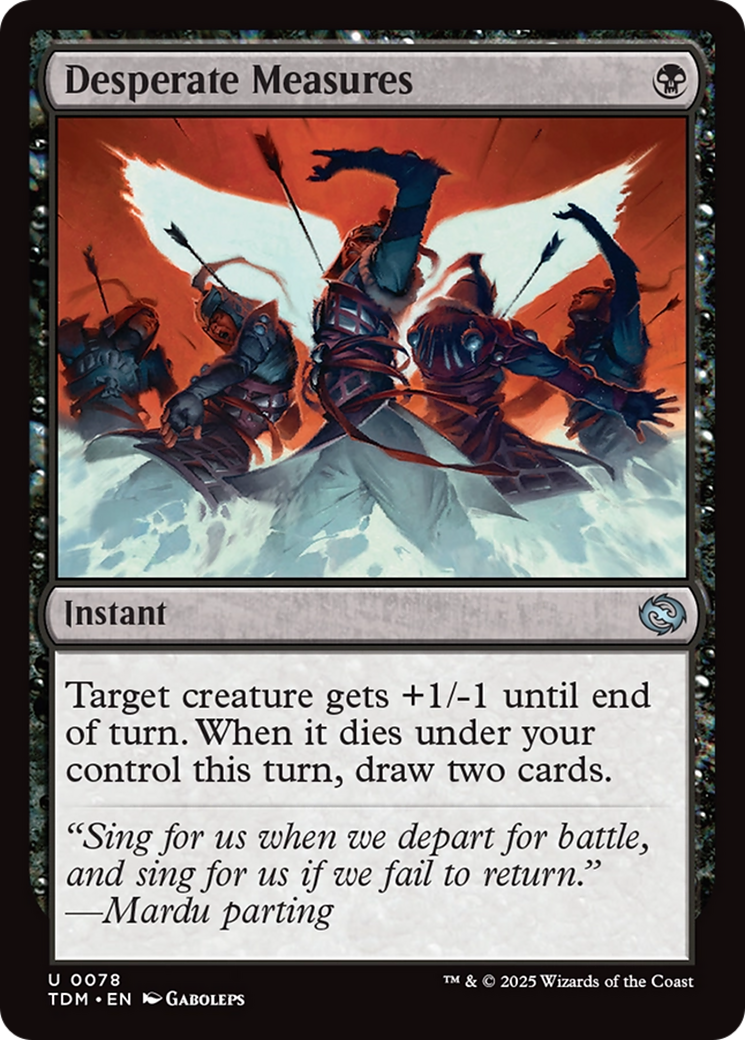 Desperate Measures [Tarkir: Dragonstorm] | Local Legends