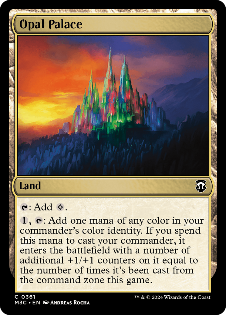 Opal Palace (Ripple Foil) [Modern Horizons 3 Commander] | Local Legends