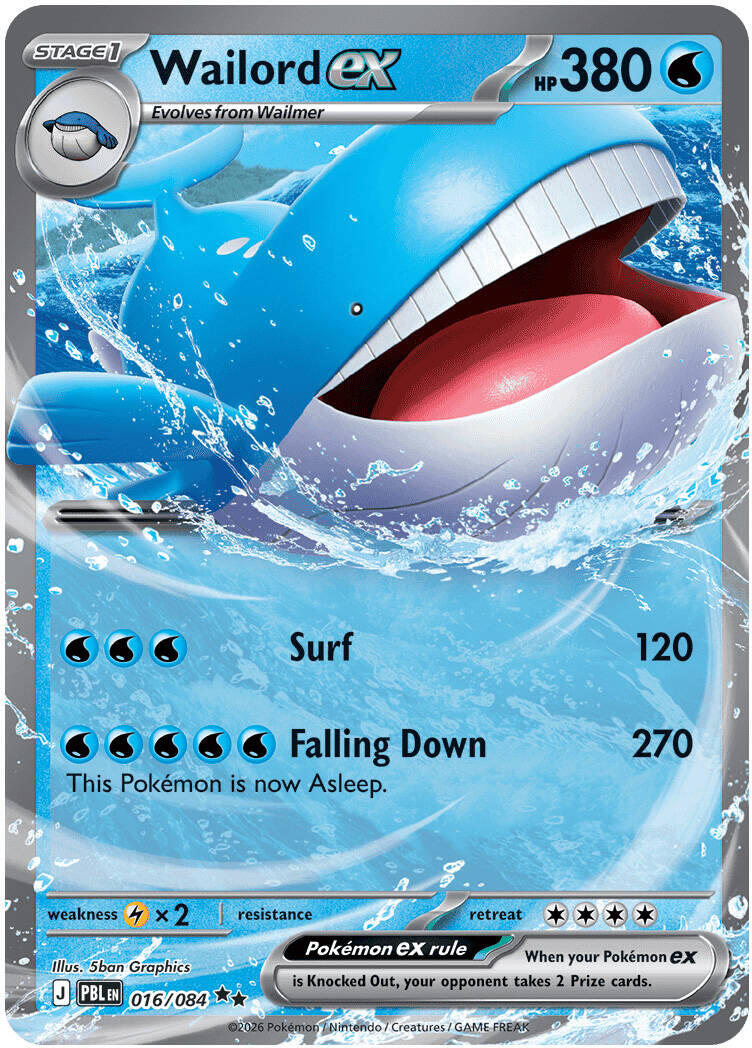 Wailord ex - 016/084 | Local Legends