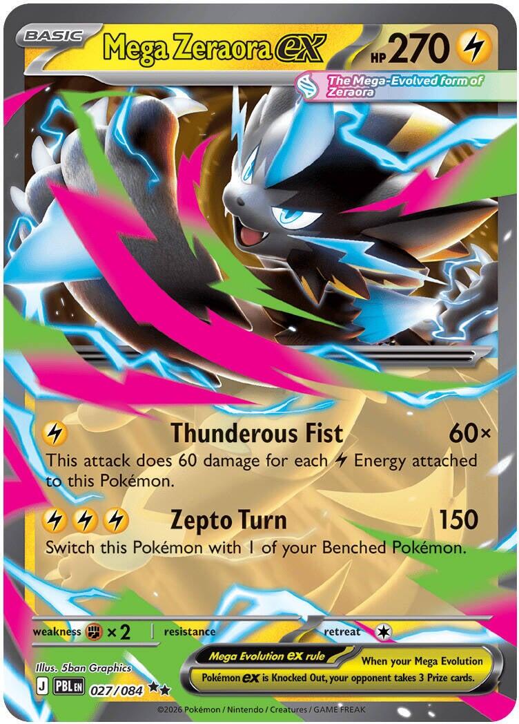 Mega Zeraora ex - 027/084 | Local Legends