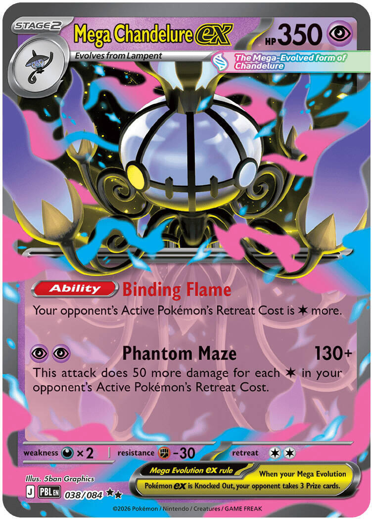 Mega Chandelure ex - 038/084 | Local Legends
