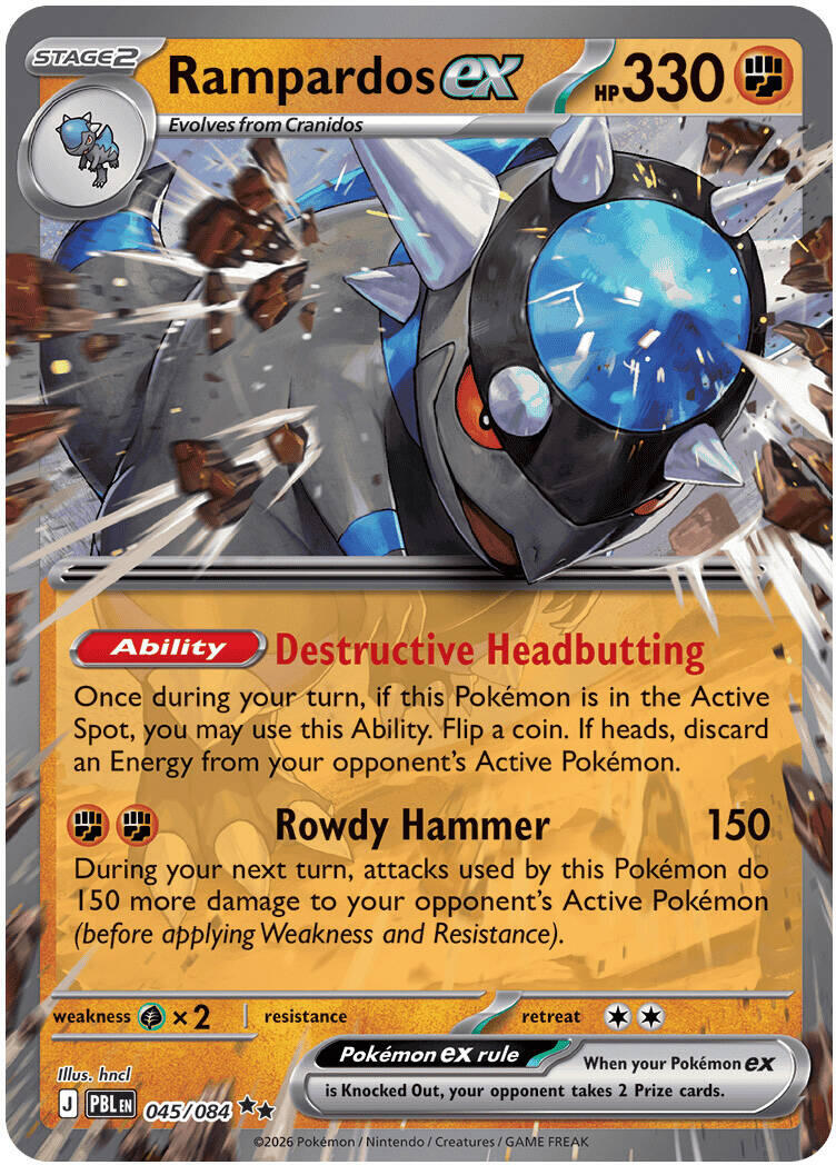 Rampardos ex - 045/084 | Local Legends