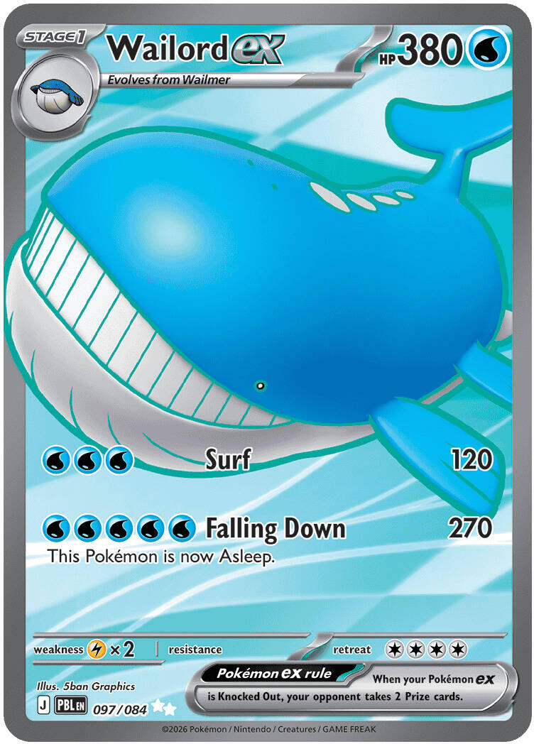 Wailord ex - 097/084 | Local Legends
