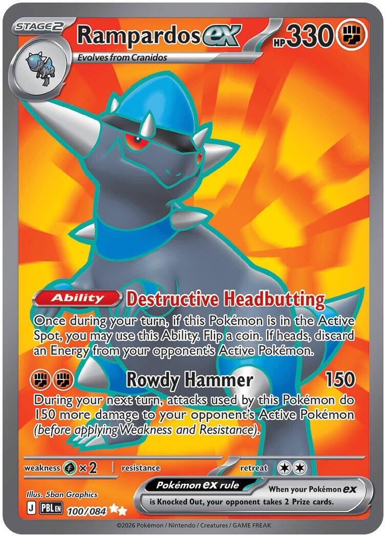 Rampardos ex - 100/084 | Local Legends