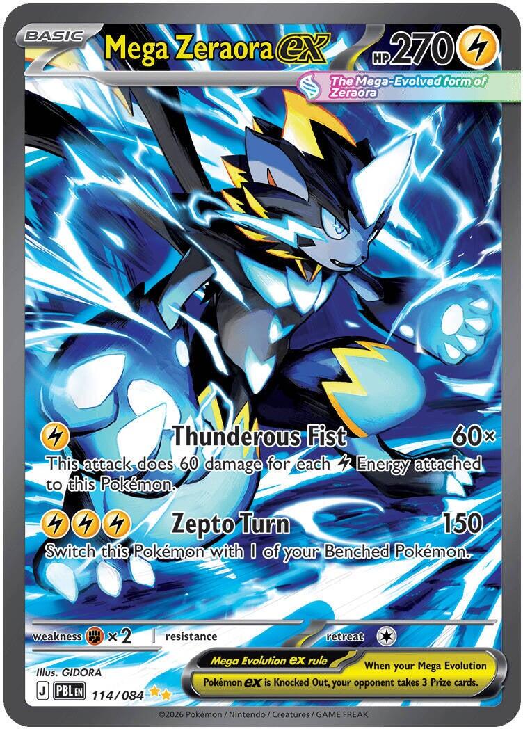 Mega Zeraora ex - 114/084 | Local Legends
