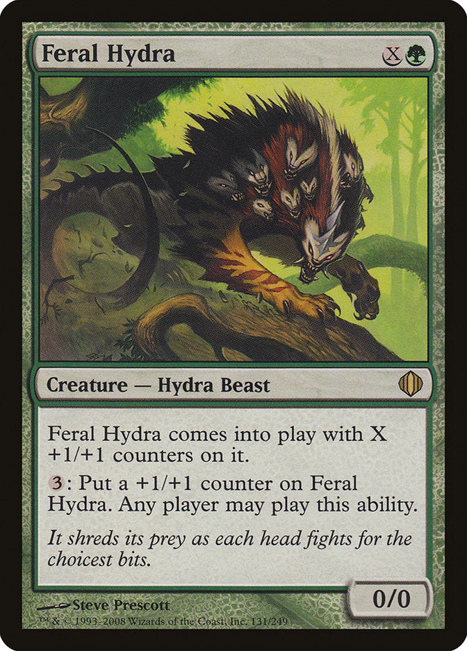 Feral Hydra (Oversized) [Oversize Cards] | Golgari Games