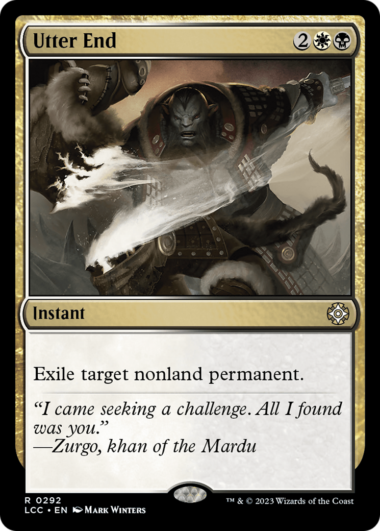 Utter End [The Lost Caverns of Ixalan Commander] | Local Legends
