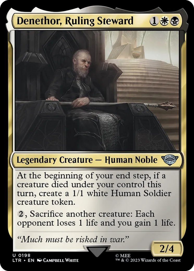 Denethor, Ruling Steward [The Lord of the Rings: Tales of Middle-Earth] | Local Legends