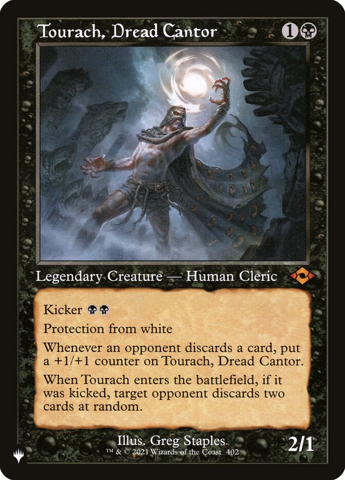 Tourach, Dread Cantor (Retro Frame) [The List] | Local Legends