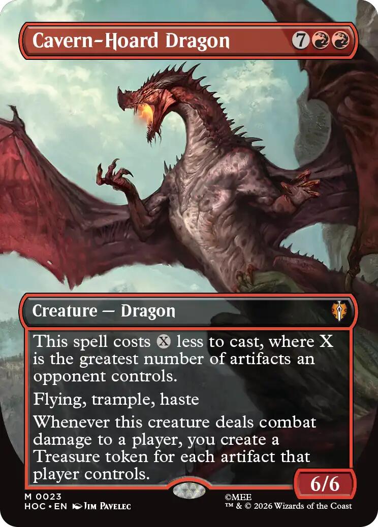 Cavern-Hoard Dragon (Borderless) | Local Legends