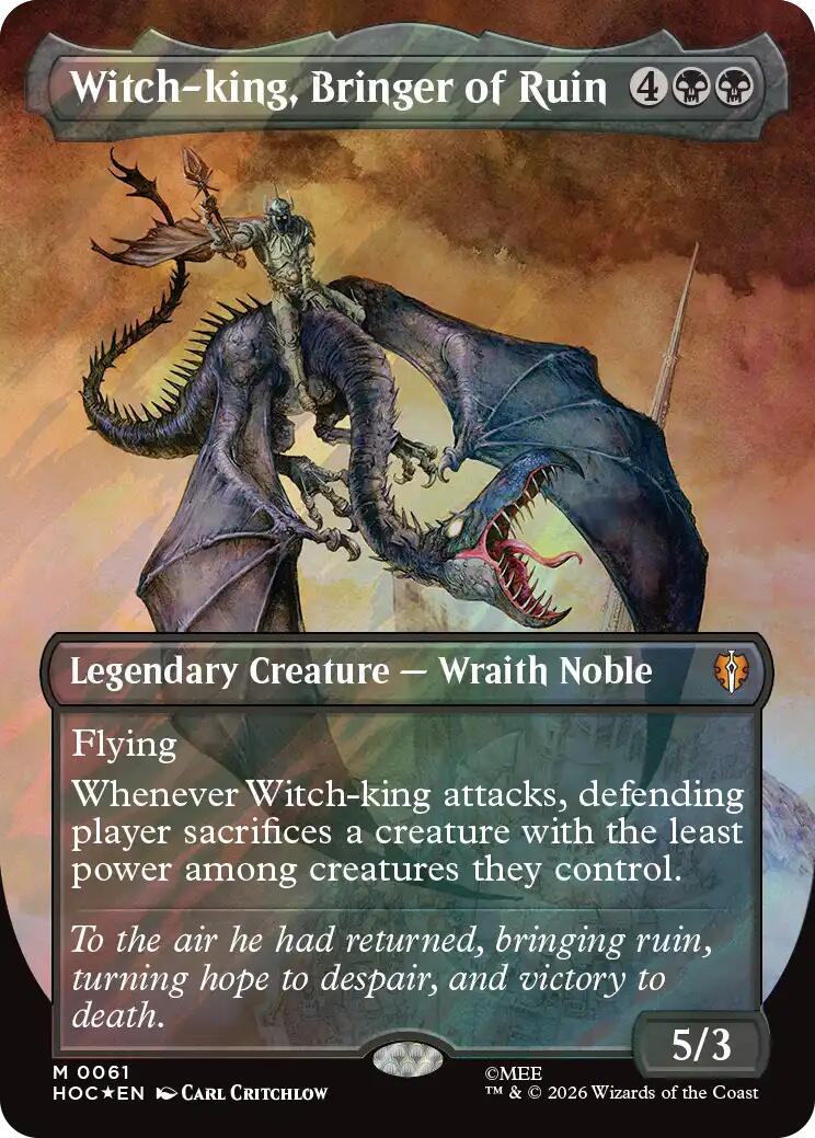 Witch-king, Bringer of Ruin (Borderless) (Surge Foil) | Local Legends