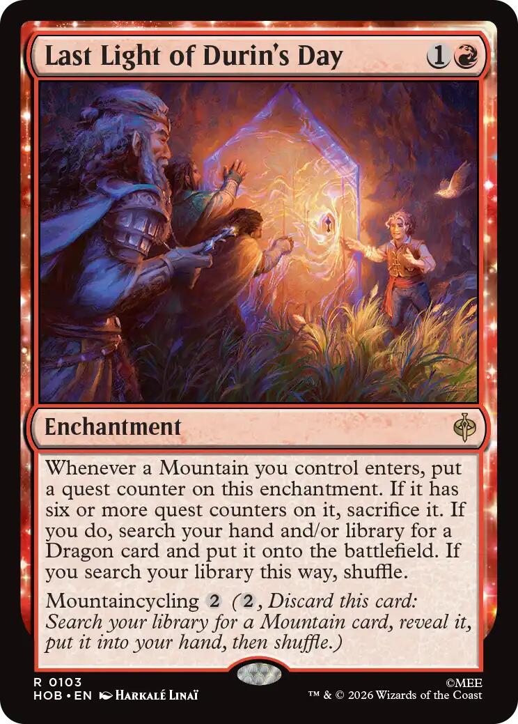 Last Light of Durin's Day | Local Legends