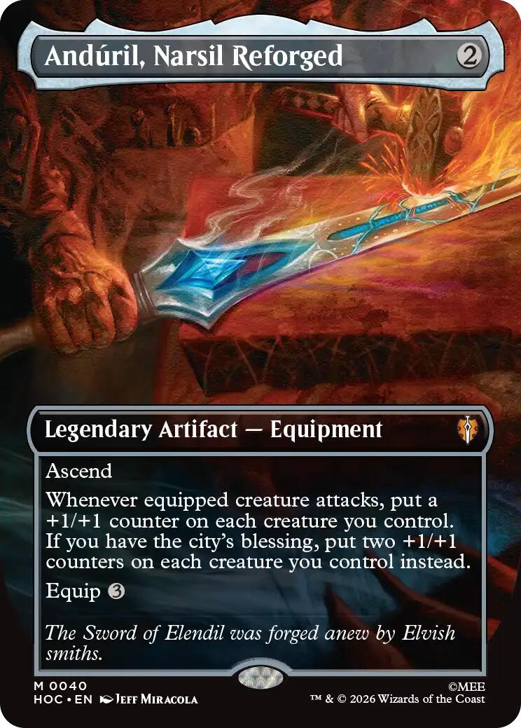 Anduril, Narsil Reforged (Borderless) | Local Legends