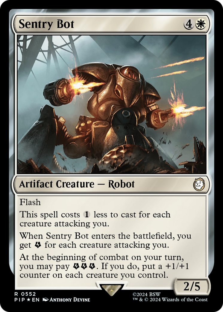 Sentry Bot (Surge Foil) [Fallout] | Local Legends