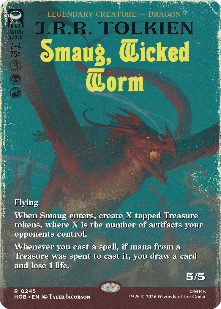 Smaug, Wicked Worm (Borderless) | Local Legends
