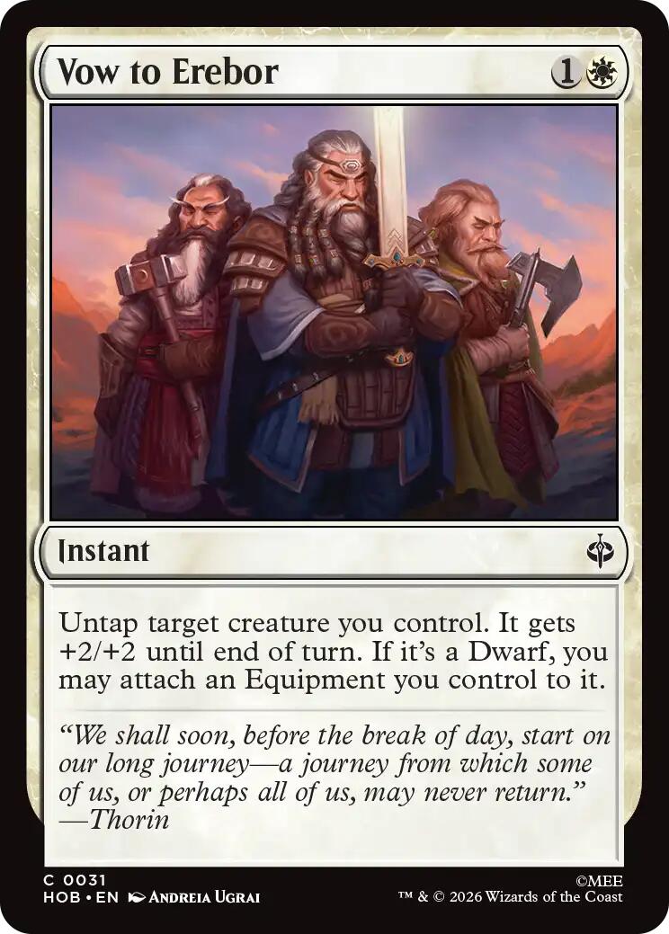 Vow to Erebor | Local Legends