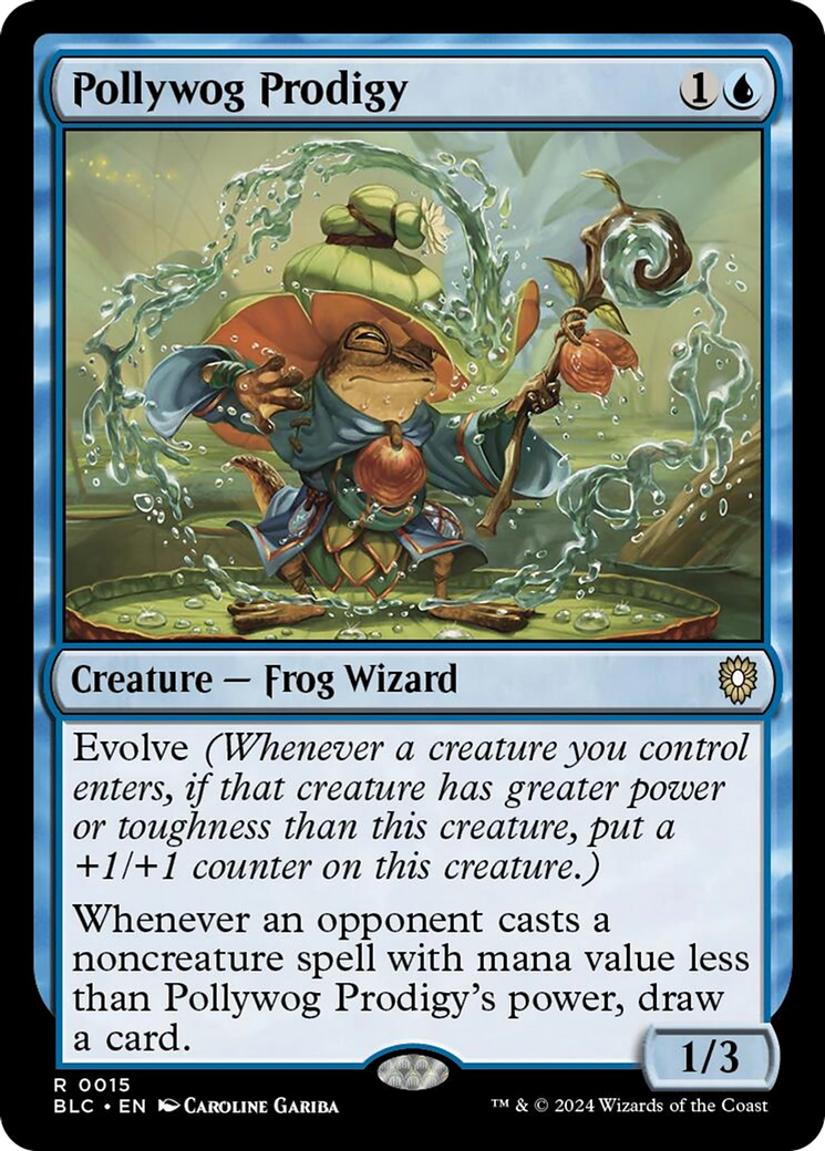 Pollywog Prodigy [Bloomburrow Commander] | Local Legends