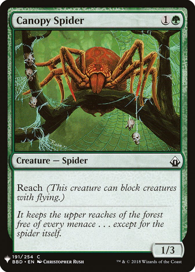 Canopy Spider [Mystery Booster] | Local Legends