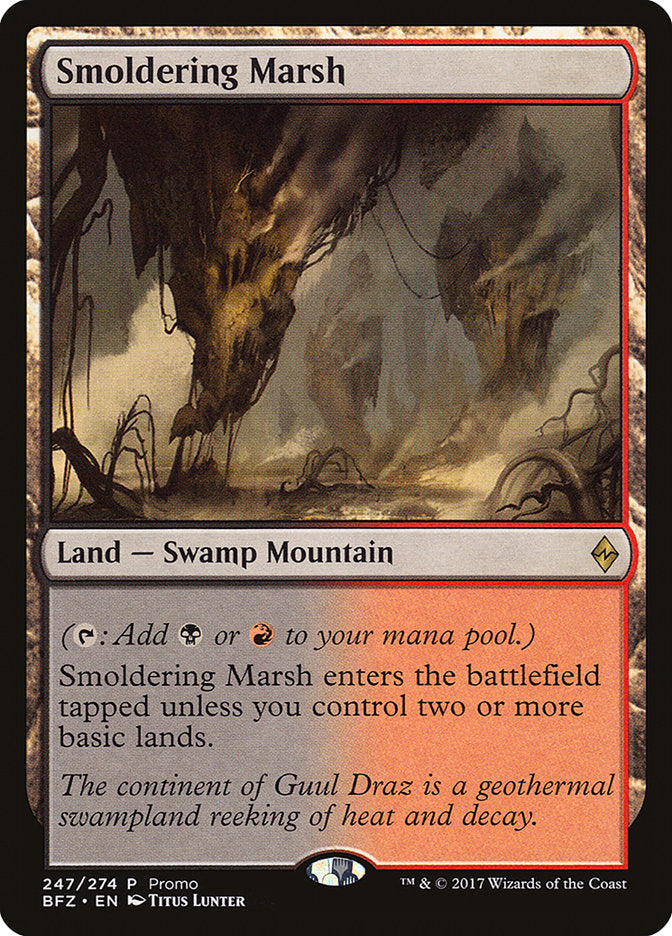 Smoldering Marsh (Promo) [Standard Showdown Promos] | Golgari Games