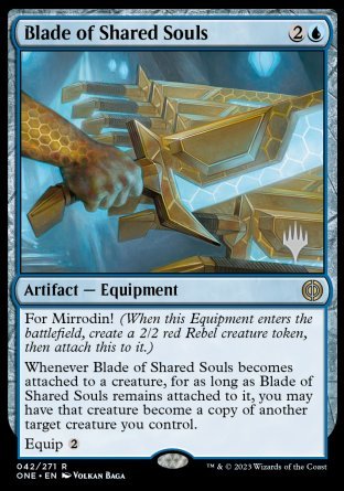 Blade of Shared Souls (Promo Pack) [Phyrexia: All Will Be One Promos] | Local Legends