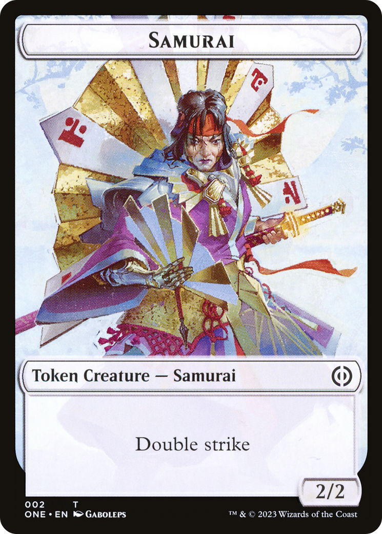 Samurai Token [Phyrexia: All Will Be One Tokens] | Golgari Games