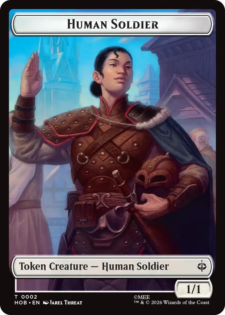 Human Soldier // Dwarf Double-Sided Token | Local Legends