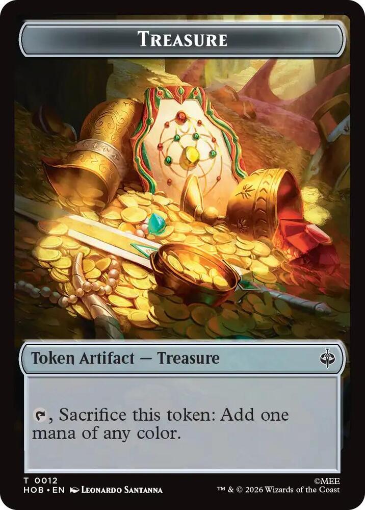 Goblin Army (0003) // Treasure (0012) Double-Sided Token | Local Legends