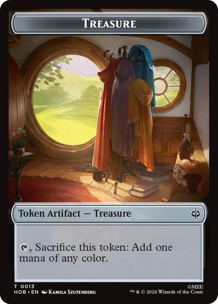 Elf // Treasure (0013) Double-Sided Token | Local Legends