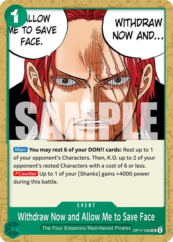 Withdraw Now and Allow Me to Save Face | Local Legends