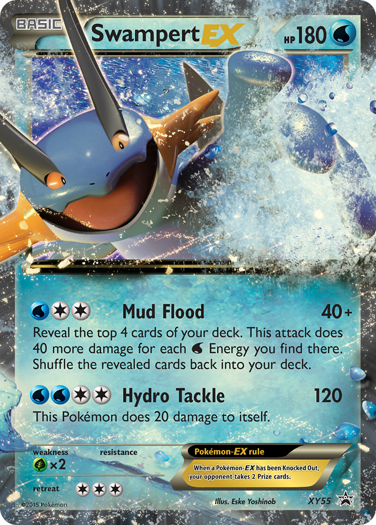 Swampert EX (XY55) [XY: Black Star Promos] | Golgari Games