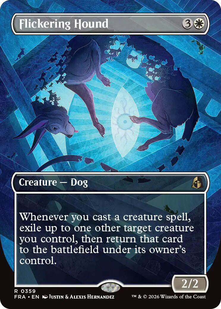 Flickering Hound (Borderless) | Local Legends