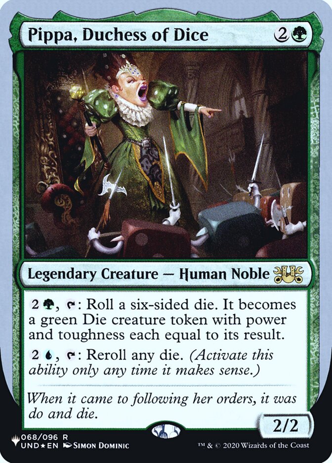 Pippa, Duchess of Dice (Unfinity Foil Edition) [The List] | Golgari Games